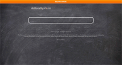Desktop Screenshot of delhicallgirls.in